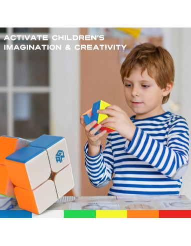 Cubo Mágico GAN 249 V2 2x2 49mm Juguete Educativo Niños