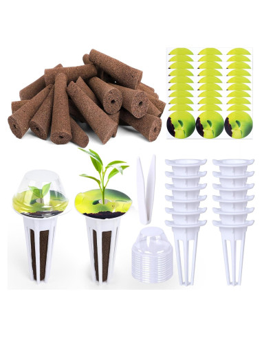 Kit de Iniciador de Semillas Hidropónicas Seewaazee 79 Piezas