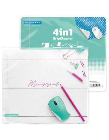 Paño de Microfibra 4 en 1 POLYCLEAN 23x20cm Antideslizante