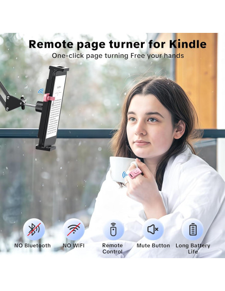 Control Remoto Turner de Página Oresoc FYQ-K1 Rosa para Kindle Control Remoto Turner de Página Oresoc FYQ-K1 Rosa para Kindle
