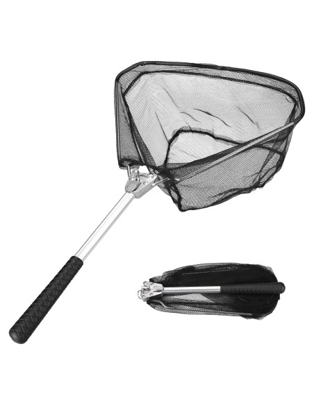 Red de Pesca Yeahmart Telescópica 53.34 cm Aluminio Nylon Red de Pesca Yeahmart Telescópica 53.34 cm Aluminio Nylon