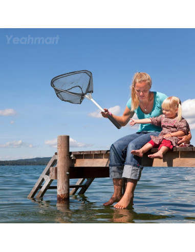 Red de Pesca Yeahmart Telescópica 53.34 cm Aluminio Nylon