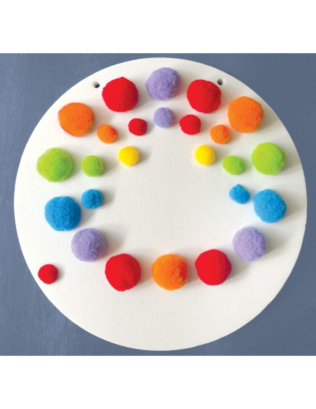 Kit de Manualidades Creatividad para Niños - Imágenes de Pom Pom Animales Kit de Manualidades Creatividad para Niños - Imágenes de Pom Pom Animales