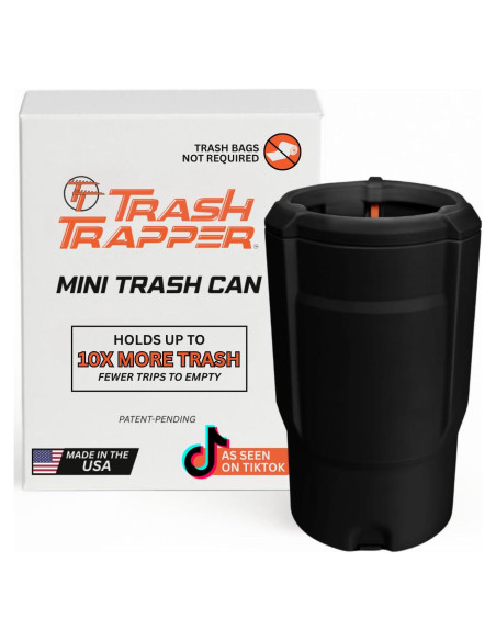 Mini Trampa de Basura Trampa de Basura MTT Negro 3.8L Mini Trampa de Basura Trampa de Basura MTT Negro 3.8L