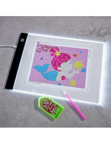 Caja de Luz LED OceeK A5 para Copiar y Trazar 14x20.8cm