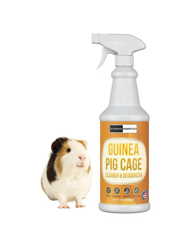 Spray Limpiador y Desodorante para Jaulas de Cobayas 946ml - No Tóxico