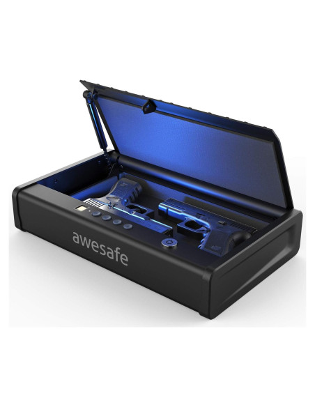 Caja Fuerte Biométrica Awesafe GF04XL para 2 Pistolas Caja Fuerte Biométrica Awesafe GF04XL para 2 Pistolas