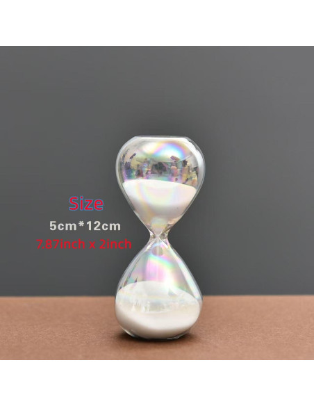 Reloj de Arena Falytemow 5 Minutos Vidrio Transparente 20 cm Reloj de Arena Falytemow 5 Minutos Vidrio Transparente 20 cm