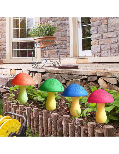 Luces Decorativas de Jardín Solar Viewpick 8 Hongos LED Impermeables Luces Decorativas de Jardín Solar Viewpick 8 Hongos LED Impermeables