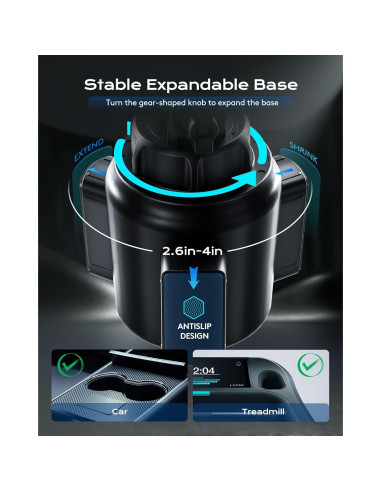 Soporte para teléfono de coche VersoraX con cargador MagSafe 15W