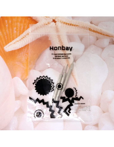 Herramientas de Puntas Dobles Honbay para Reloj - 3 Piezas