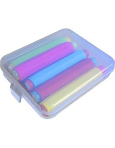 Juego de 5 Soportes de Tiza Lunies con Estuche Duro 9.4cm 2