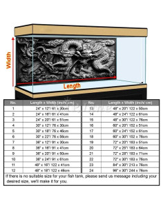 Póster de Fondo para Acuario VIP.LINE 61x30 cm PVC HD 2