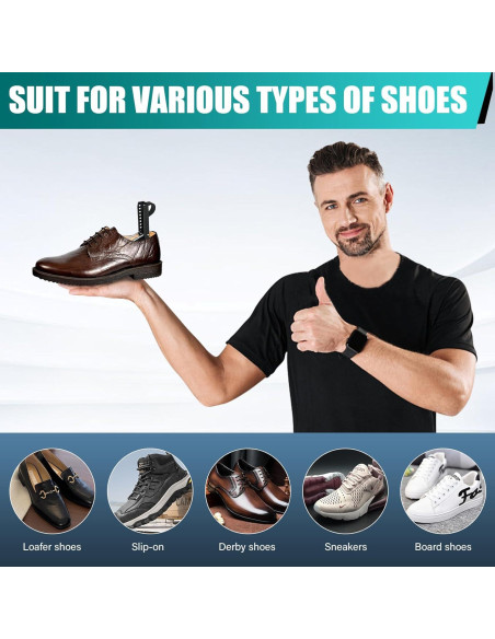 Estiradores de Zapatos Plásticos EchoDone - 10 Pares Ajustables Estiradores de Zapatos Plásticos EchoDone - 10 Pares Ajustables
