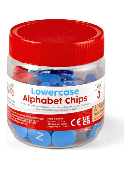Chips de Alfabeto en Minúsculas hand2mind - 156 Piezas Chips de Alfabeto en Minúsculas hand2mind - 156 Piezas
