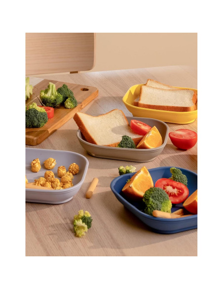 Platos de Succión BABELIO para Bebé 100% Silicona 3 Unidades Platos de Succión BABELIO para Bebé 100% Silicona 3 Unidades