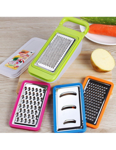 Juego de Ralladores y Cortadores TENTA Kitchen 4 en 1 Verde