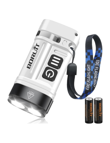 Linterna EDC BORUIT U10 Potente 880 Lúmenes Impermeable