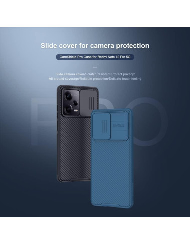 Funda Protectora Nillkin para Xiaomi Redmi Note 12 Pro 5G - Negro