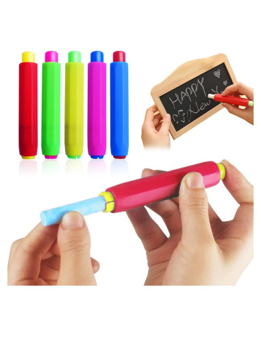 Set de 5 Soportes de Tiza Gutes Ajustables para Pizarra