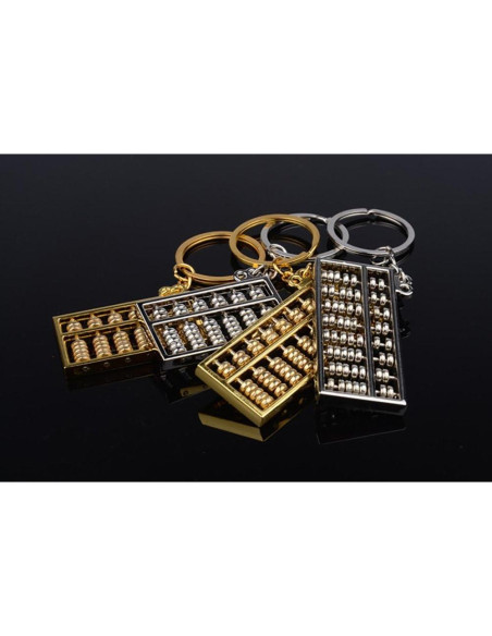 Conjunto de 2 Adornos Colgantes Fodattm Ábaco Metal Oro Plata Conjunto de 2 Adornos Colgantes Fodattm Ábaco Metal Oro Plata