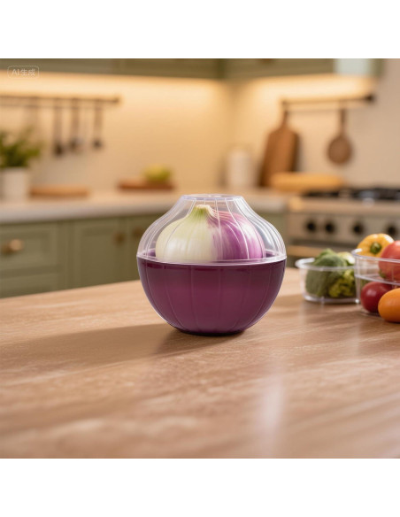 Contenedor Reutilizable Karebeen para Cebolla y Verduras 1L Contenedor Reutilizable Karebeen para Cebolla y Verduras 1L
