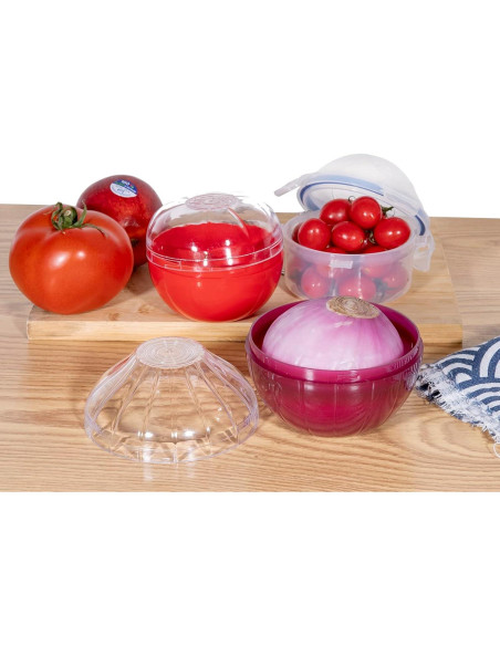 Contenedor Reutilizable Karebeen para Cebolla y Verduras 1L Contenedor Reutilizable Karebeen para Cebolla y Verduras 1L