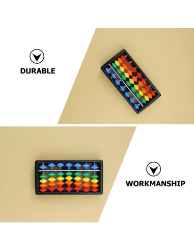 Calculadora Soroban Toyvian 2PCS Ábaco Educativo para Niños