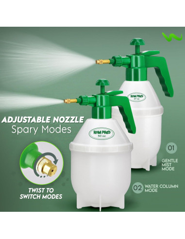 Pulverizador de Jardín RamPro 1.5L con Boquilla Ajustable