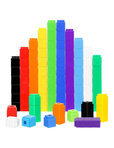 Jenaai 300 Cubos de Conteo Plásticos para Matemáticas Jenaai 300 Cubos de Conteo Plásticos para Matemáticas