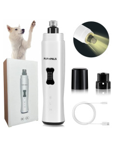 Mina de Uñas para Perros PUP PALS con 5 Luces LED y 2 Velocidades