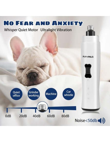Mina de Uñas para Perros PUP PALS con 5 Luces LED y 2 Velocidades Mina de Uñas para Perros PUP PALS con 5 Luces LED y 2 Velocidades