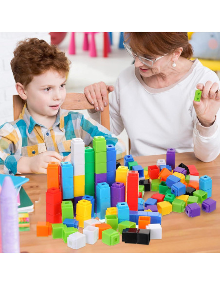 Jenaai 300 Cubos de Conteo Plásticos para Matemáticas Jenaai 300 Cubos de Conteo Plásticos para Matemáticas