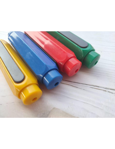 Soportes de Tiza Magnéticos Honkenda - Paquete de 4 Colores Soportes de Tiza Magnéticos Honkenda - Paquete de 4 Colores