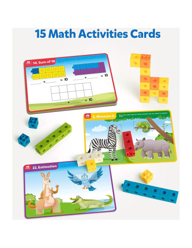 Juego de Matemáticas Coogam para Niños 3-8 Años con Cubos