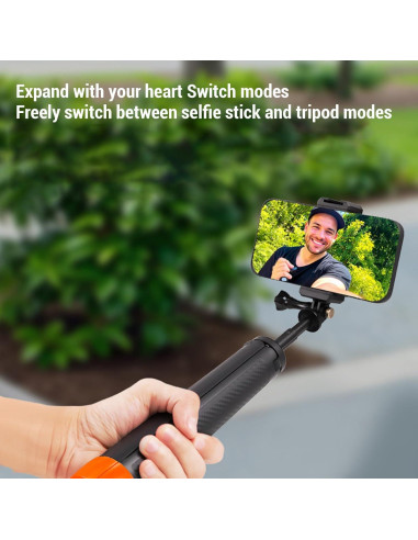 Palanca de Selfie Flotante 4 en 1 Yunir con Trípode Extensible