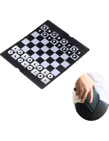 Juego de Ajedrez Plegable Magnético KOKOSUN 20x17 cm para Viajes