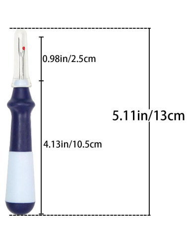8 Piezas Desgarrador de Costuras Ainvhh Ergonómico 13 cm