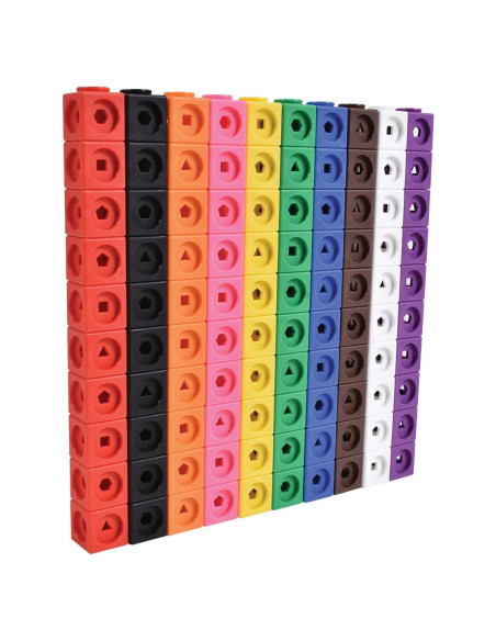Cubos de Matemáticas EDX Education - 100 Bloques de Conteo Cubos de Matemáticas EDX Education - 100 Bloques de Conteo