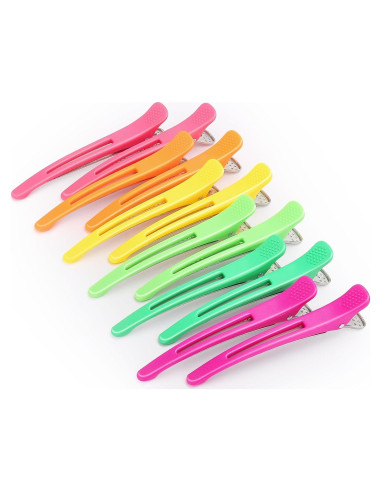 Pinzas de Pato para Cabello PL - 12 Piezas Profesionales