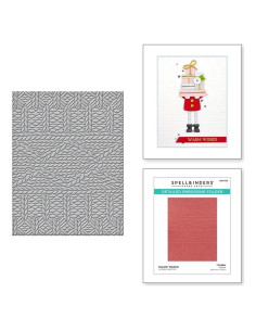 Carpeta de Embossing Spellbinders Be Merry Sweater Weather A2