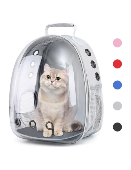 Mochila Transportín para Mascotas KuLGdami Gris 32.8x24.9cm Mochila Transportín para Mascotas KuLGdami Gris 32.8x24.9cm