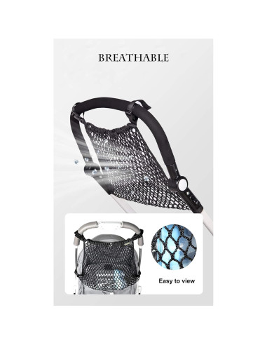 Organizador Universal para Cochecito Aphbrada Negro 5 kg