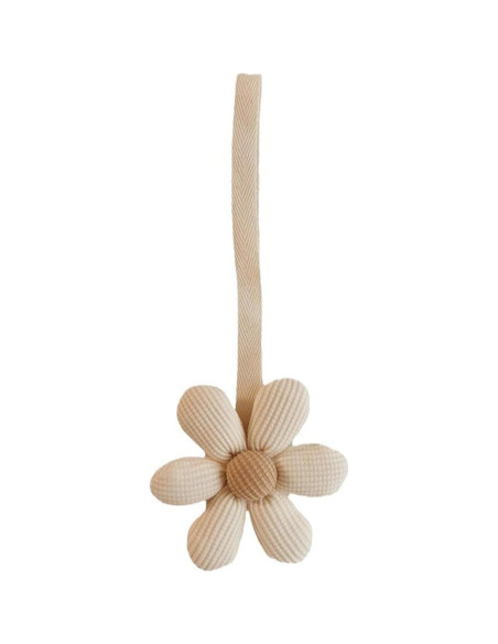 Colgante de Chupete de Flor Blanca Elegante - Soporte de Moda Colgante de Chupete de Flor Blanca Elegante - Soporte de Moda