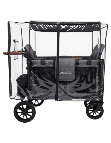 Cubierta de Lluvia SASHA para Carritos WonderFold W4 - Transparente