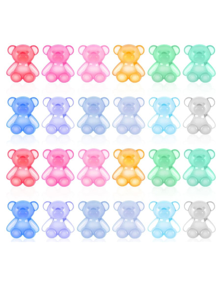 300 Mini Osos Acrílicos para Contar y Decorar - YOUNG-W 300 Mini Osos Acrílicos para Contar y Decorar - YOUNG-W