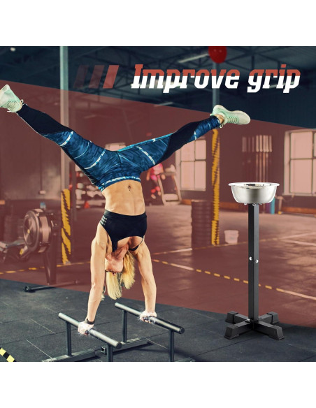 Soporte de Tiza Gimnasio Portátil Gisafai Acero Inoxidable 50.8x50.8x96.5cm Soporte de Tiza Gimnasio Portátil Gisafai Acero Inoxidable 50.8x50.8x96.5cm