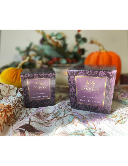 Vela Aromática de Soja Creative Energy - Higo Francés y Ámbar, 10 Oz Vela Aromática de Soja Creative Energy - Higo Francés y Ámbar, 10 Oz