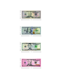 Dinero Falso Miniatura Juguetes y Pasatiempos 10 Piezas
