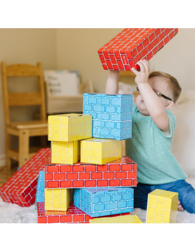 Bloques de Cartón Jumbo Melissa & Doug - 40 Piezas para Niños